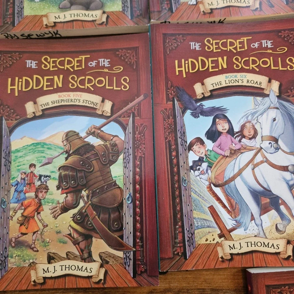 The Secret of the Hidden Scrolls Complete Series Set Books 1-9 M.J. Thomas